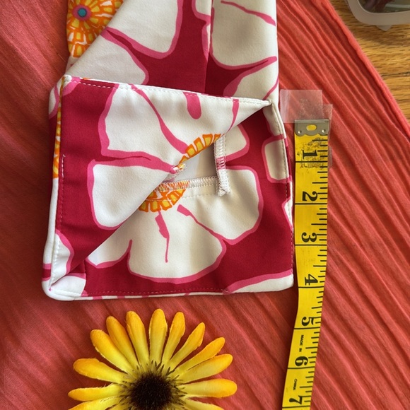 💐LESLEY EVERS; Beautiful & Colorful Floral 3/4 Sleeve Stretchy Dress. Size Sm! - Picture 14 of 15